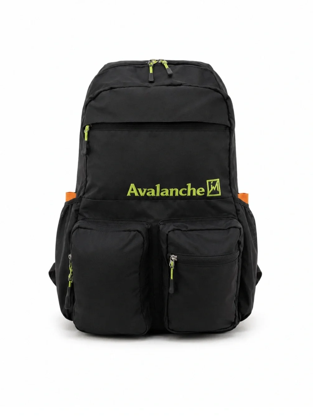 Avalanche Davis Backpack Black Lime Outdoor Travel Hiking School NWT 22
